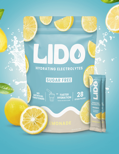 Lido Lemonade Bag and sticks